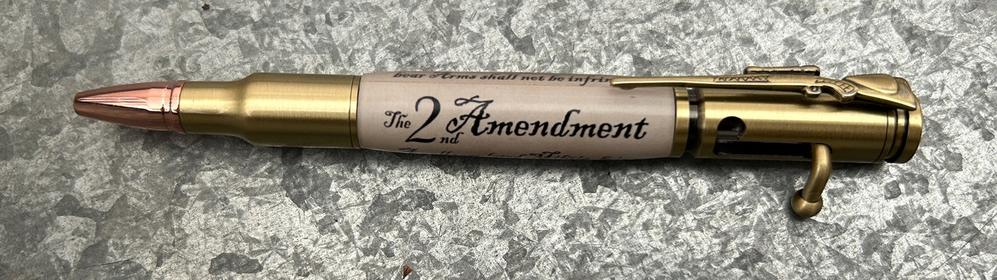 Bolt Action Rifle style Pen