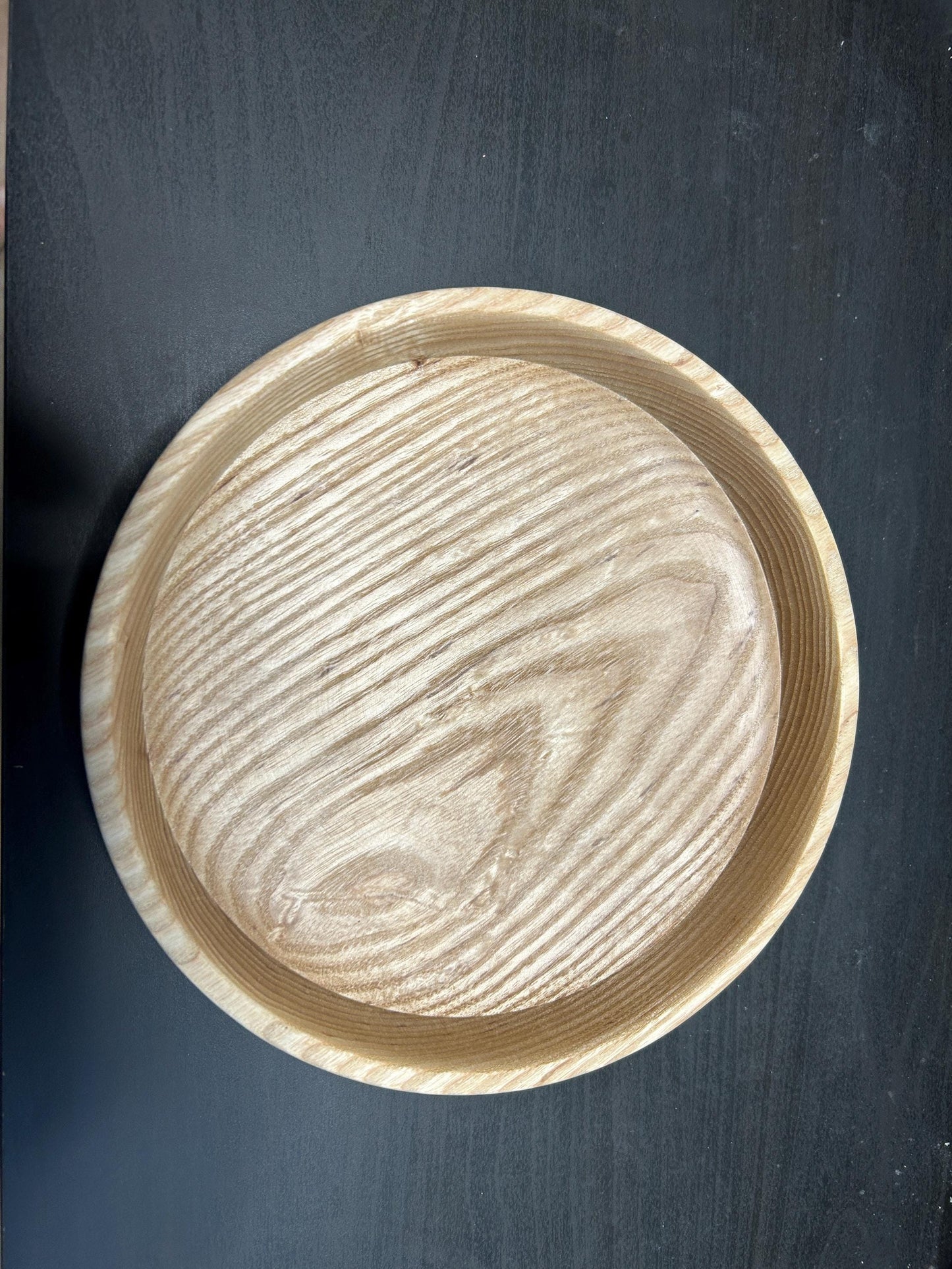 Ash Hand Turned Bowl 8" diameter