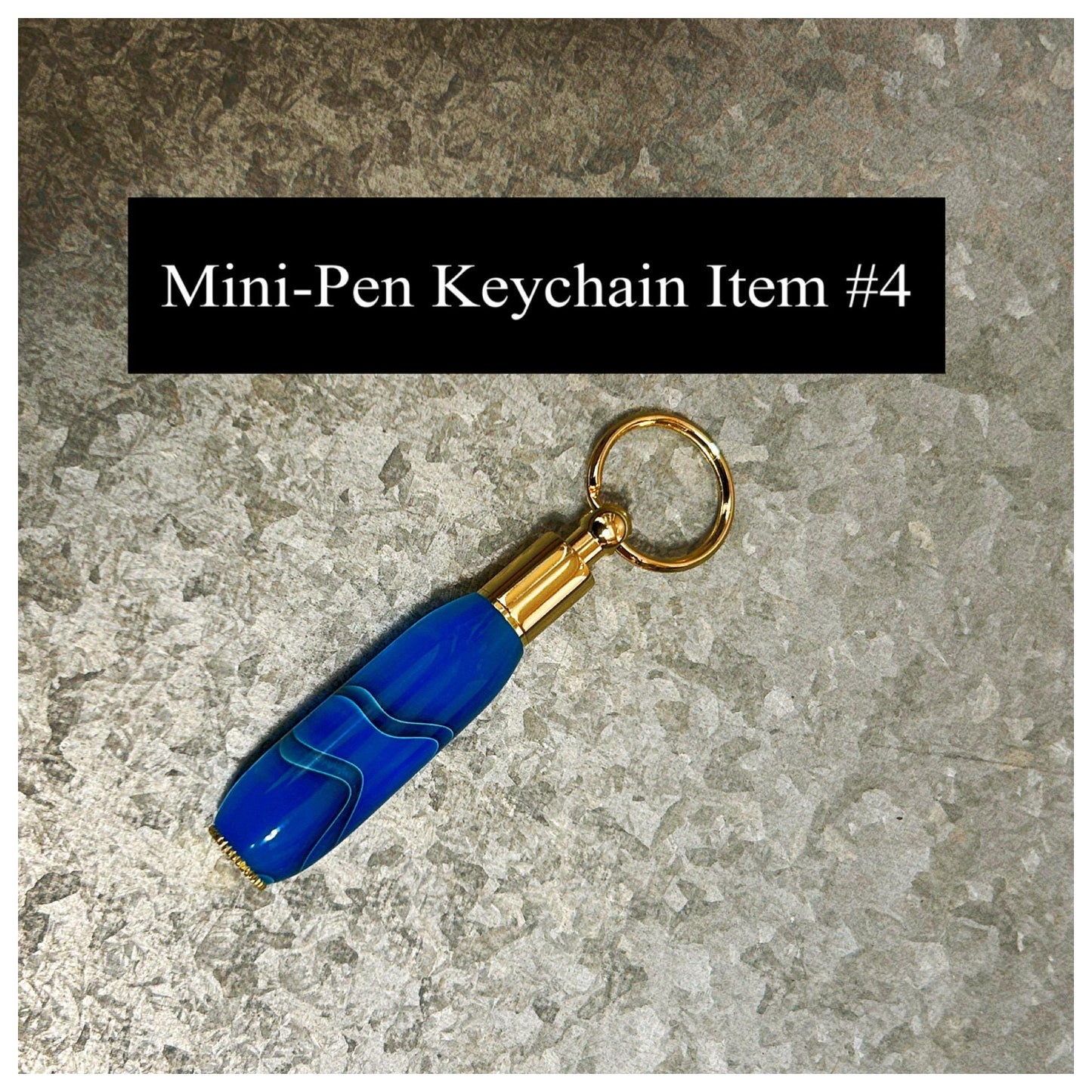 Mini-Pen Keychain (Variety), Hand Turned Wood or Acrylic