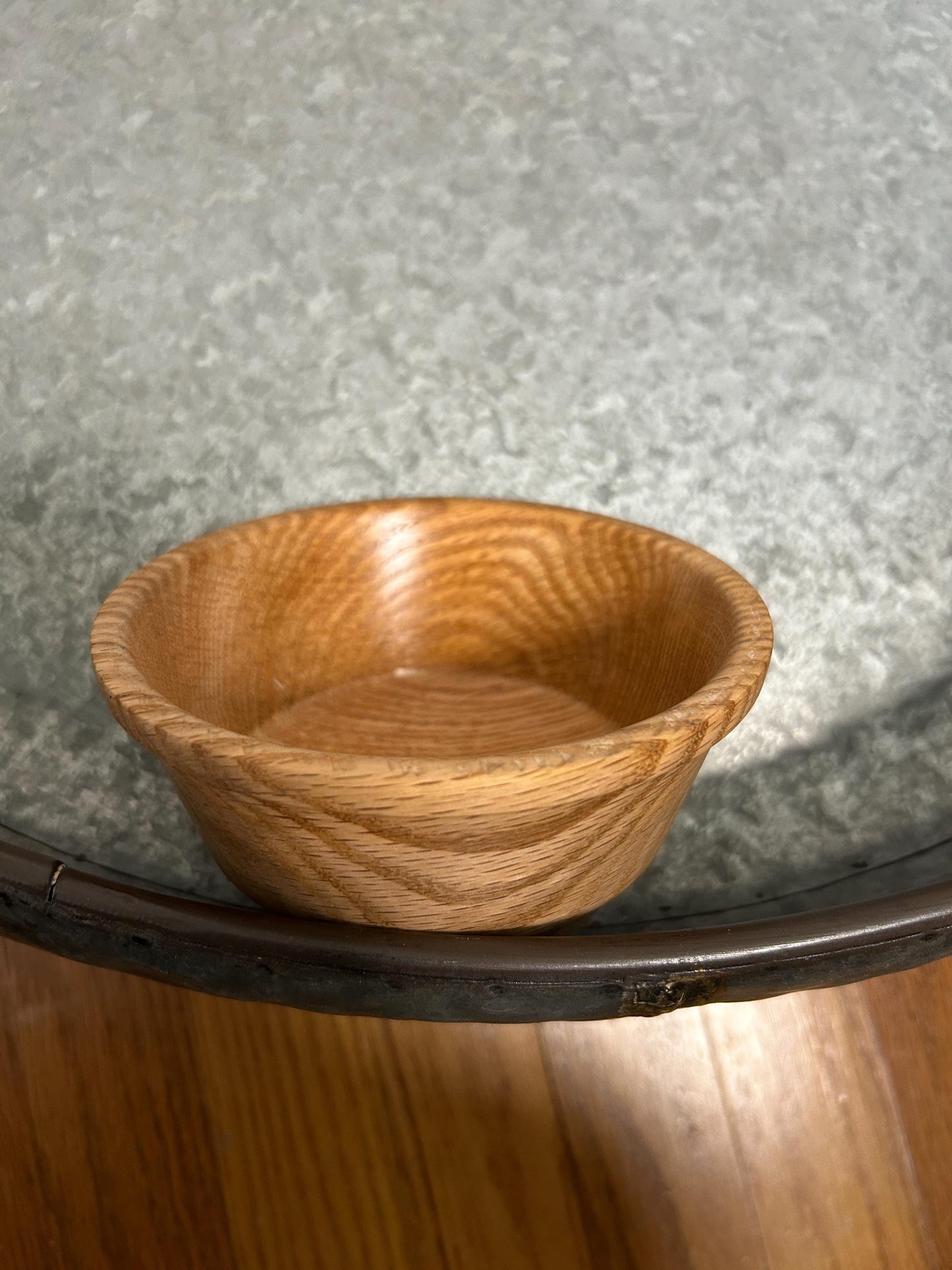 Red Oak Hand Turned Bowl 5" Diameter