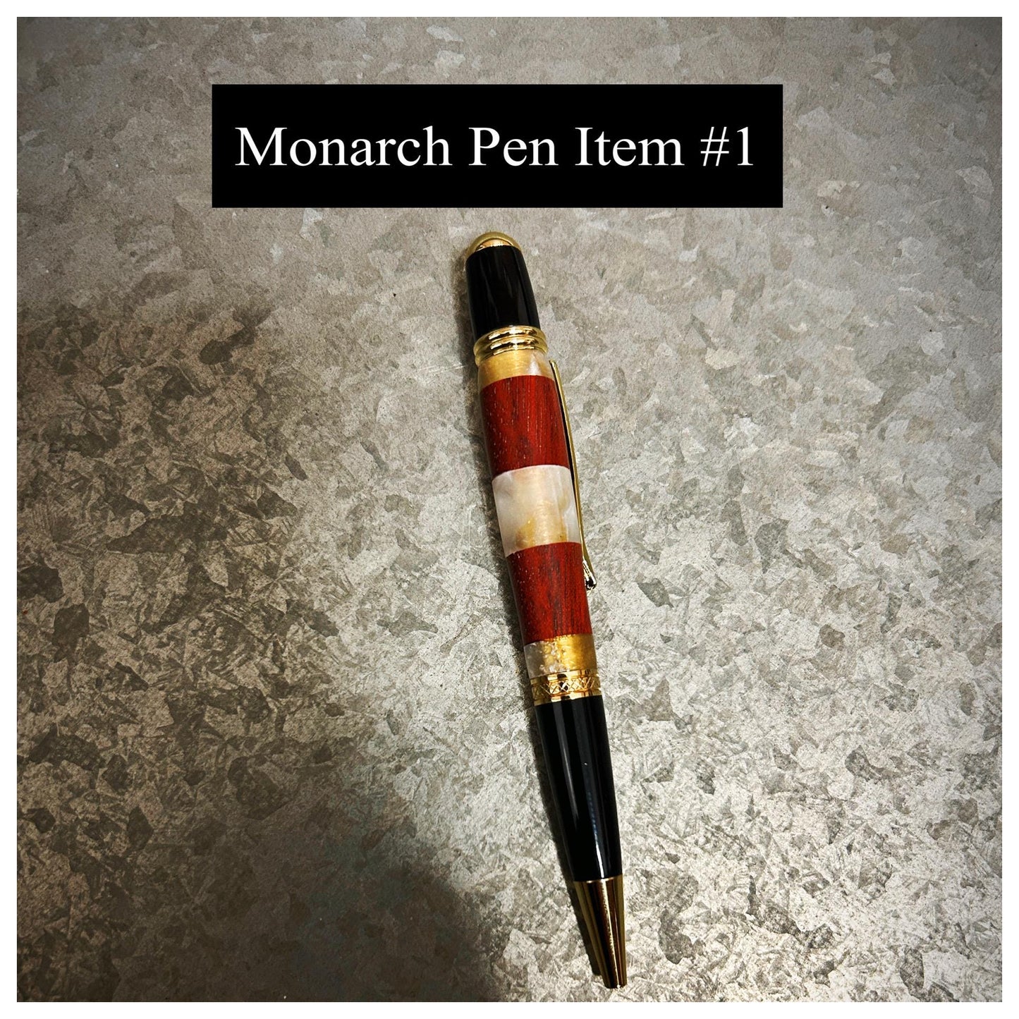 Monarch Pens (Variety), Segmented Wood and Acrylic