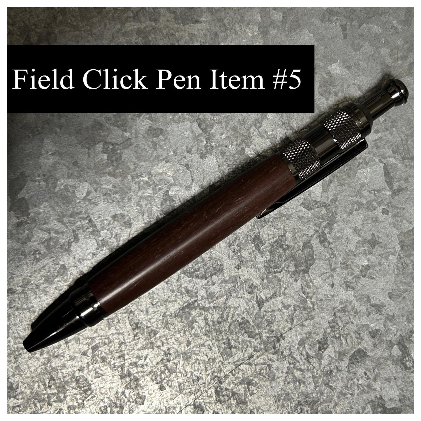 Field Click Pens (Variety), Hand Turned Wood