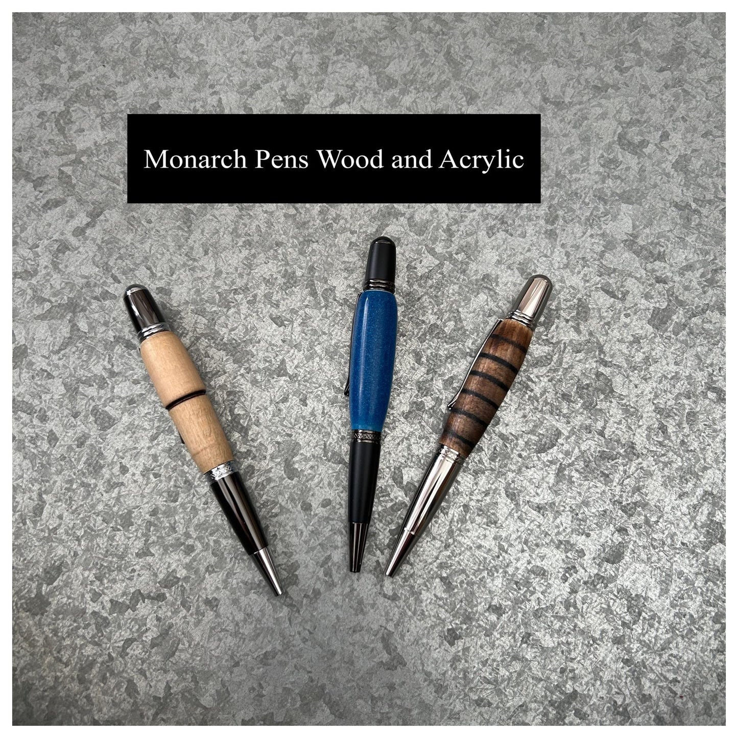Monarch Pens (Variety), Wood and Acrylic