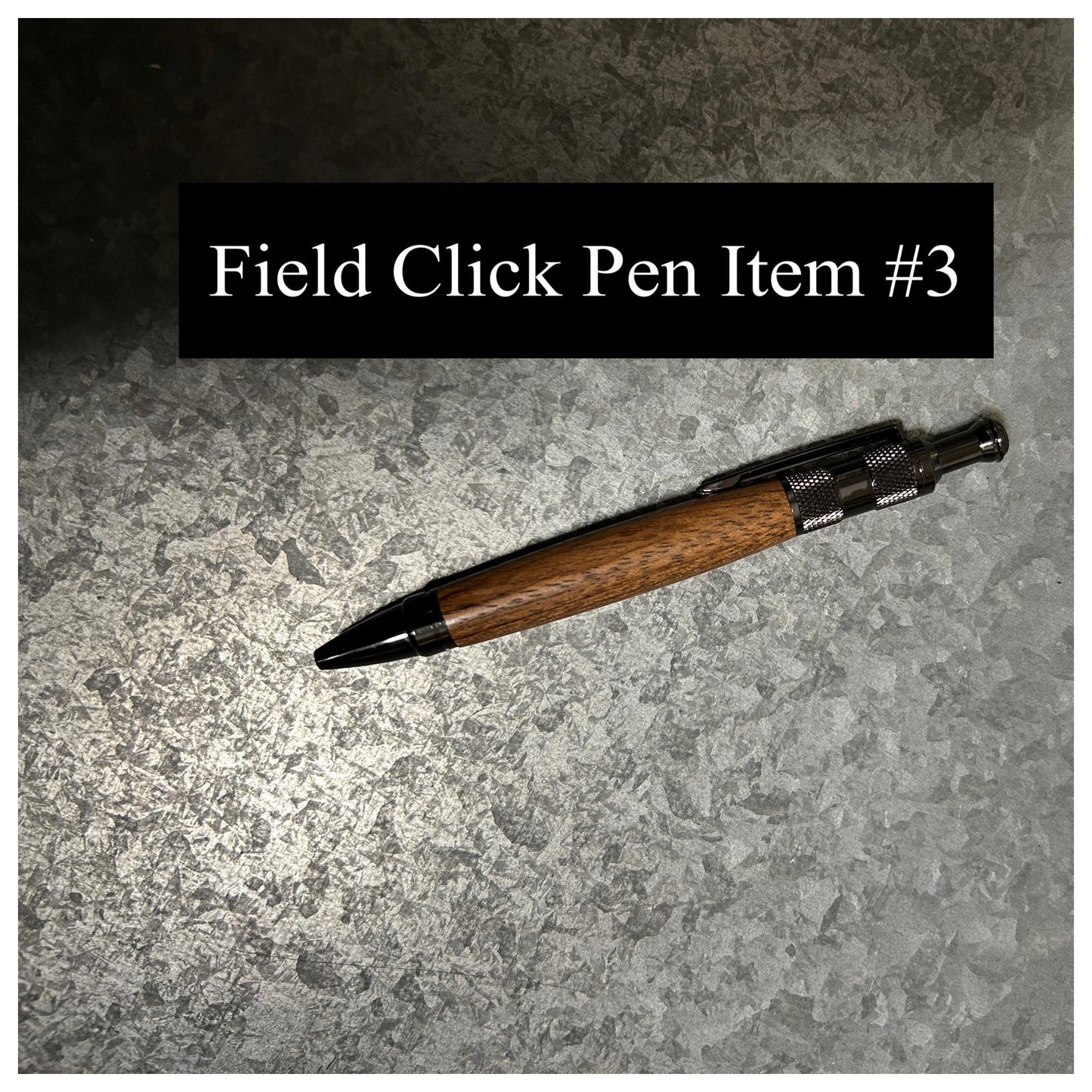 Field Click Pens (Variety), Hand Turned Wood