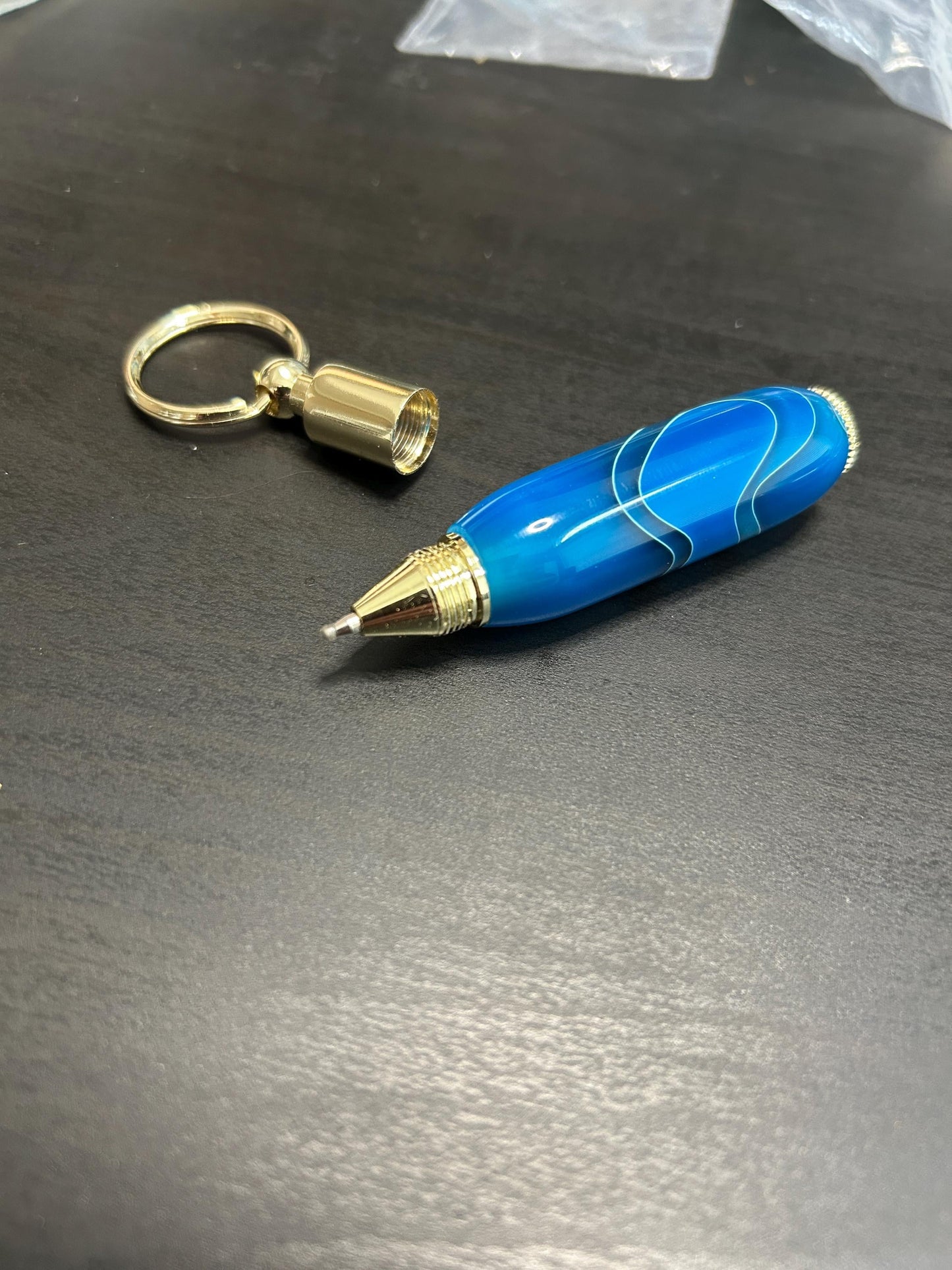 Mini-Pen Keychain (Variety), Hand Turned Wood or Acrylic