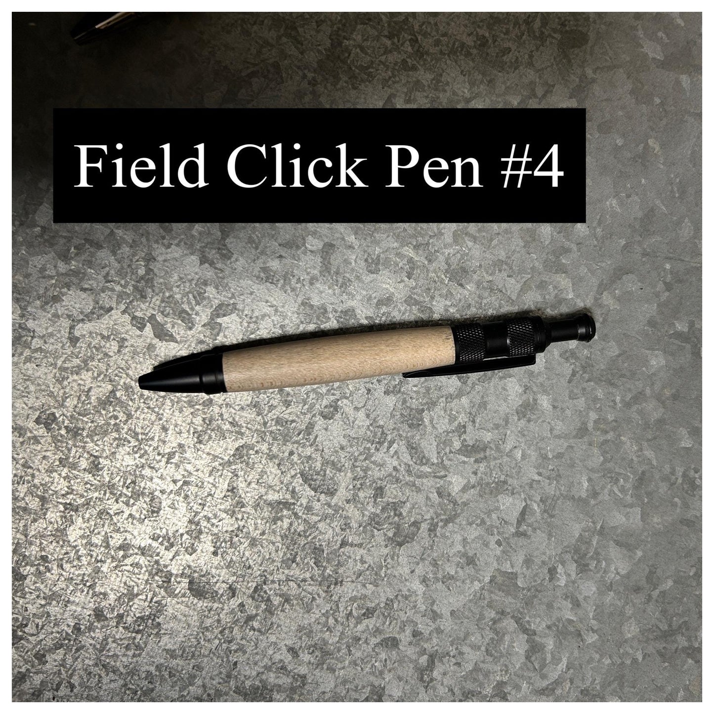Field Click Pens (Variety), Hand Turned Wood