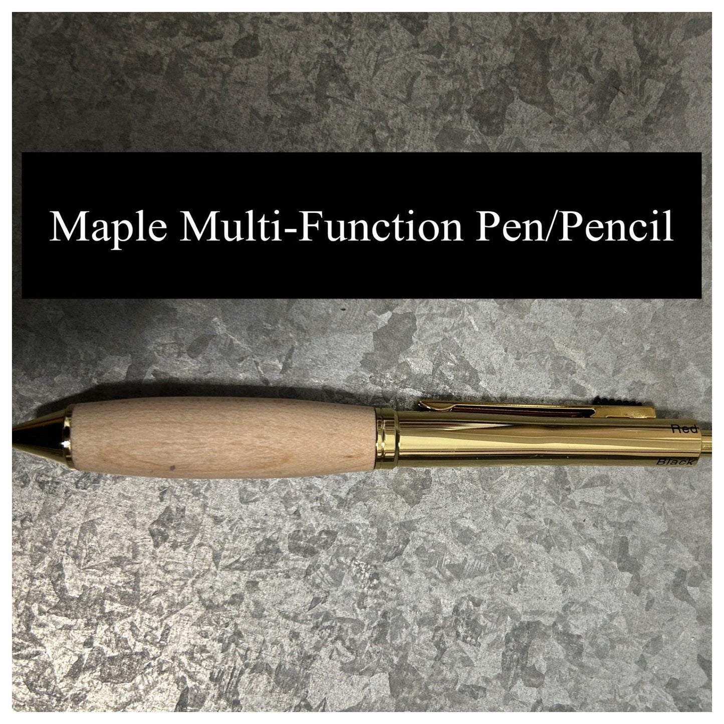 Multi-Function Pen/Pencil (Variety), Hand Turned Wood and Acrylic