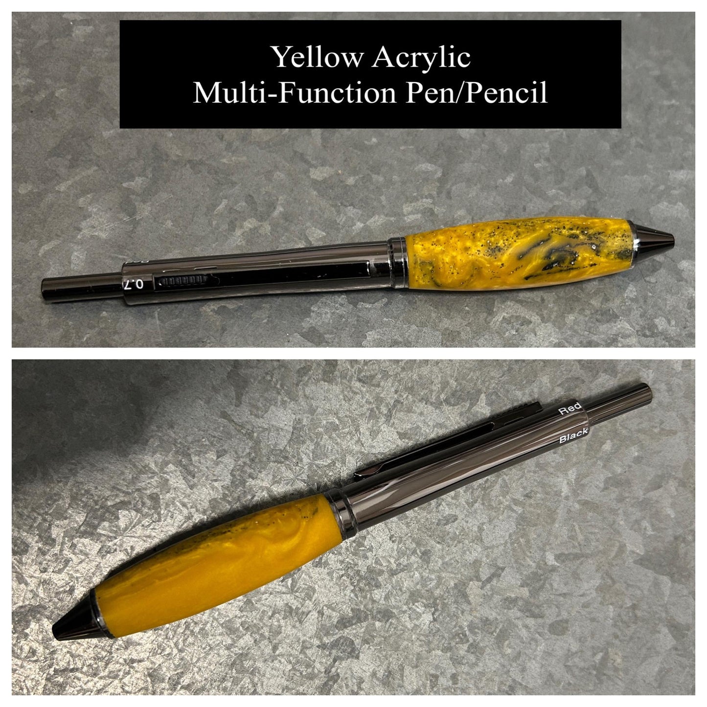 Multi-Function Pen/Pencil (Variety), Hand Turned Wood and Acrylic