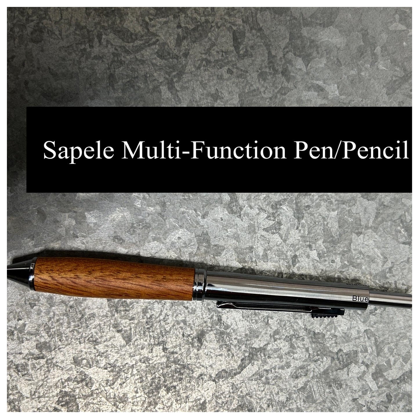 Multi-Function Pen/Pencil (Variety), Hand Turned Wood and Acrylic