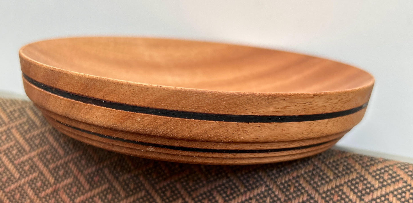 Sapele Saucer/Tray 5" Diameter