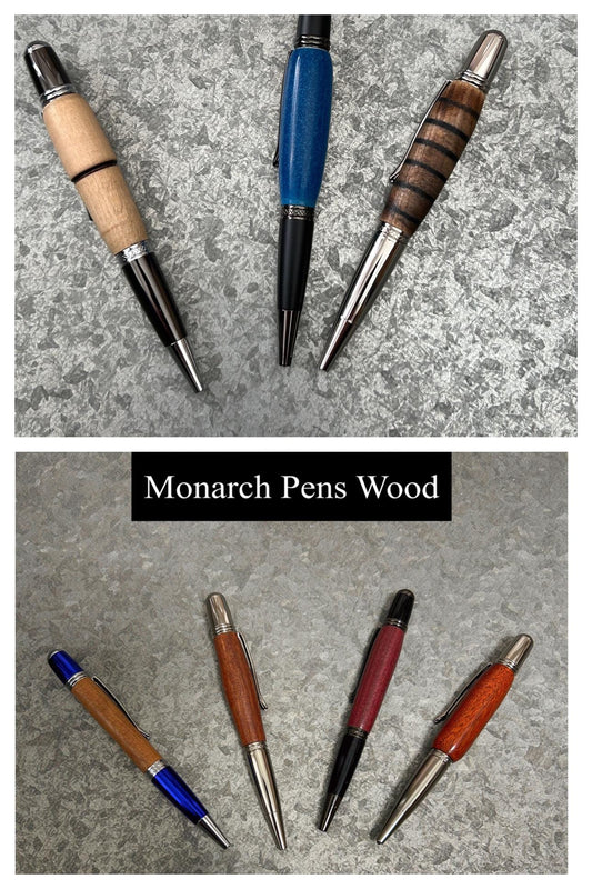 Monarch Pens (Variety), Wood and Acrylic