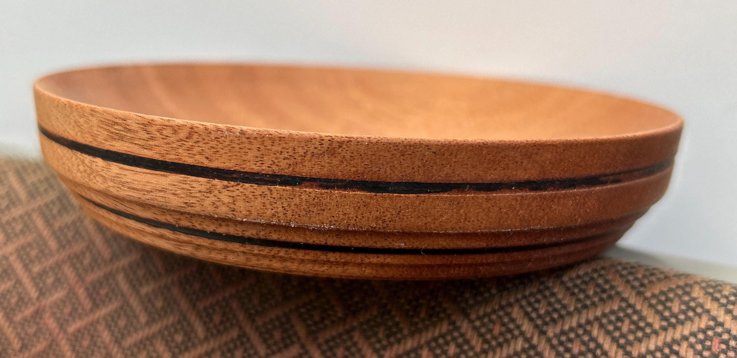 Sapele Saucer/Tray 5" Diameter