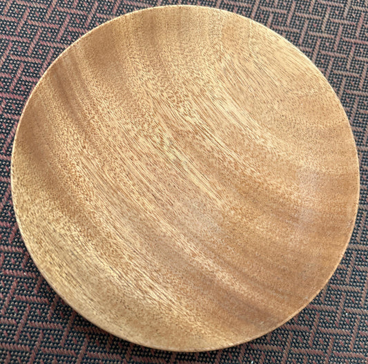 Sapele Saucer/Tray 5" Diameter