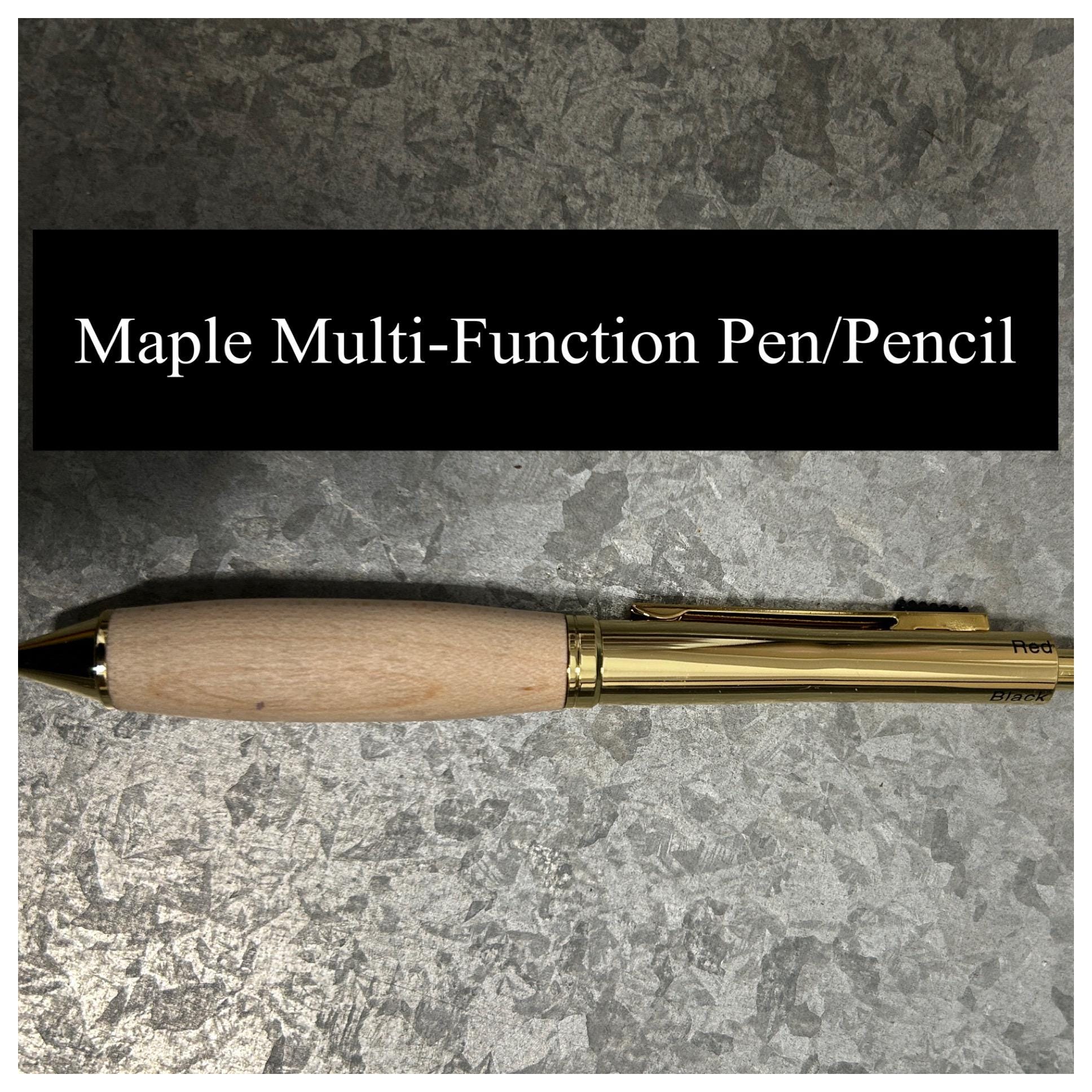 Multi-Function Pen/Pencil (Variety), Hand Turned Wood and Acrylic